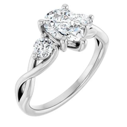 Accented Engagement Ring