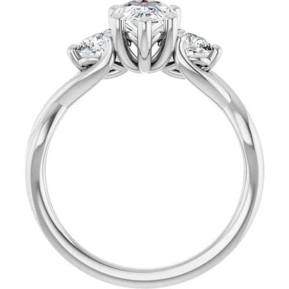 Accented Engagement Ring