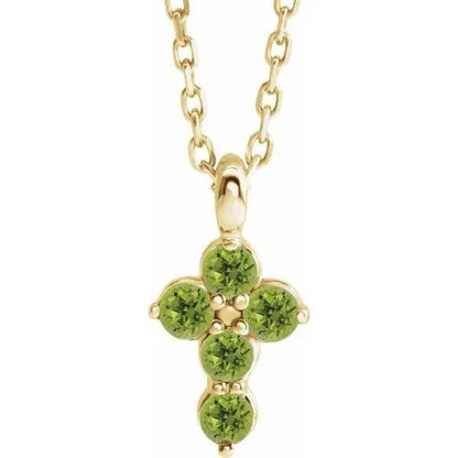 Accented Cross Necklace