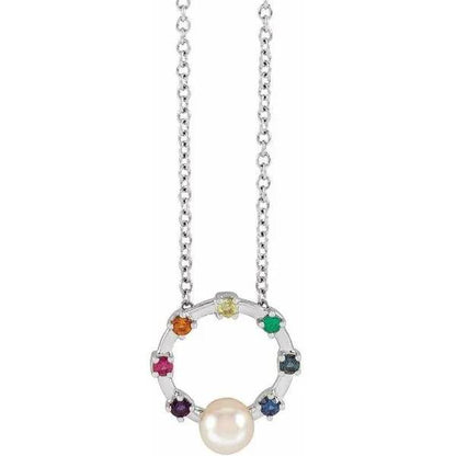 Hold You Forever® Rainbow Baby Necklace