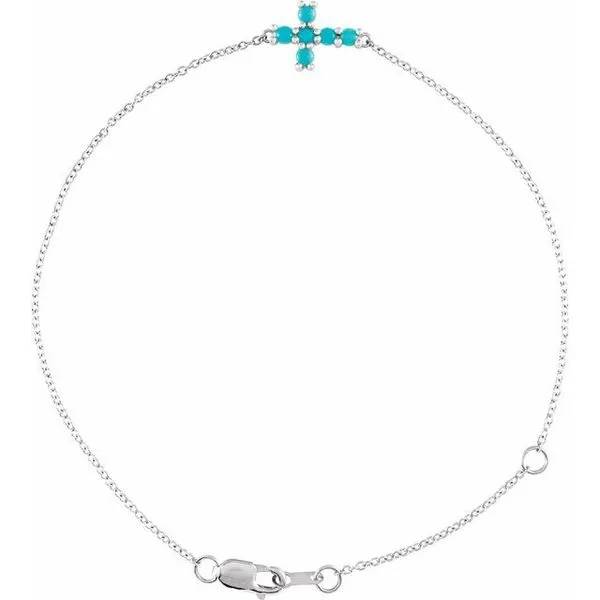 Sideways Cross Bracelet