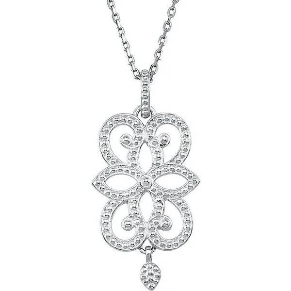 Floral Granulated Necklace