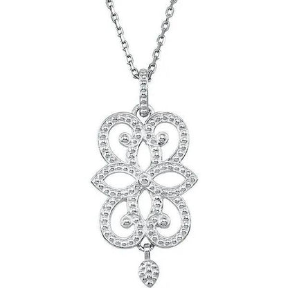 Floral Granulated Necklace