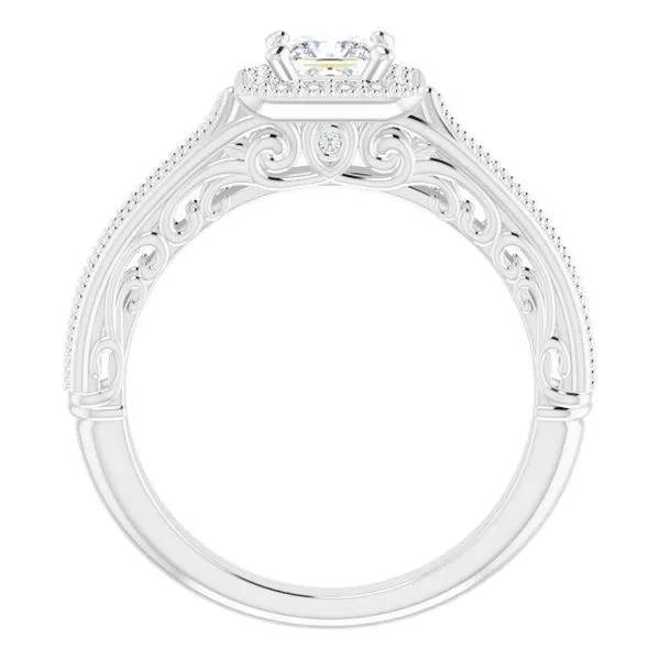 Vintage-Inspired Halo-Style Engagement Ring