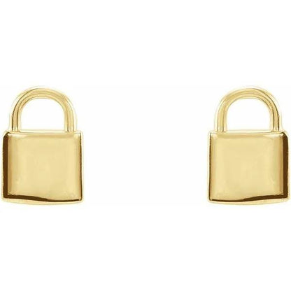 Petite Lock Earrings