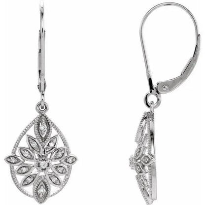 Granulated Filigree Earrings