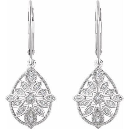 Granulated Filigree Earrings